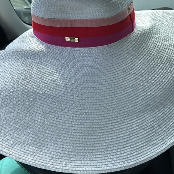 Oversized Straw Trina Turk Hat, Brand New main image 8